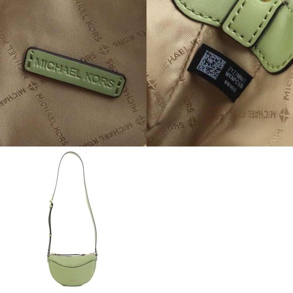 Michael Kors Shoulder Bag Leather Green Women's H30903K - Picture 5 of 5